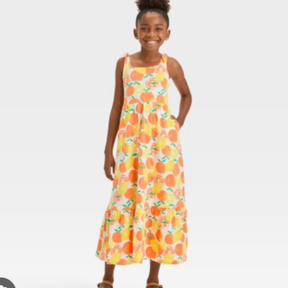 Target |  NWOT Cat & Jack Citrus Maxi Dress